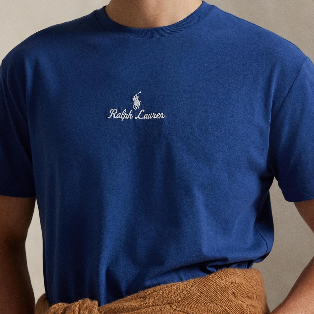 T-shirt Classic Fit με λογότυπο από jersey Polo Ralph Lauren