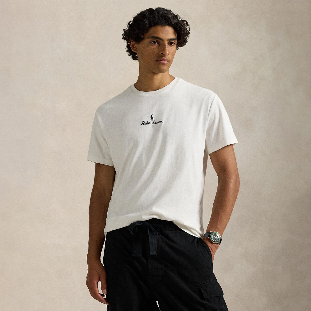 T-shirt Classic Fit με λογότυπο από jersey Polo Ralph Lauren