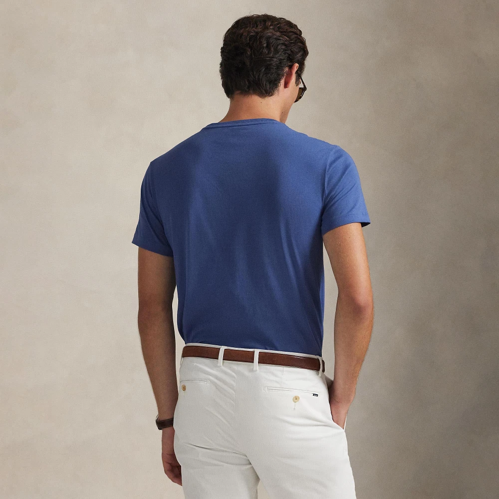 T-shirt Custom Slim Fit από jersey με στρογγυλή λαιμόκοψη Polo Ralph Lauren