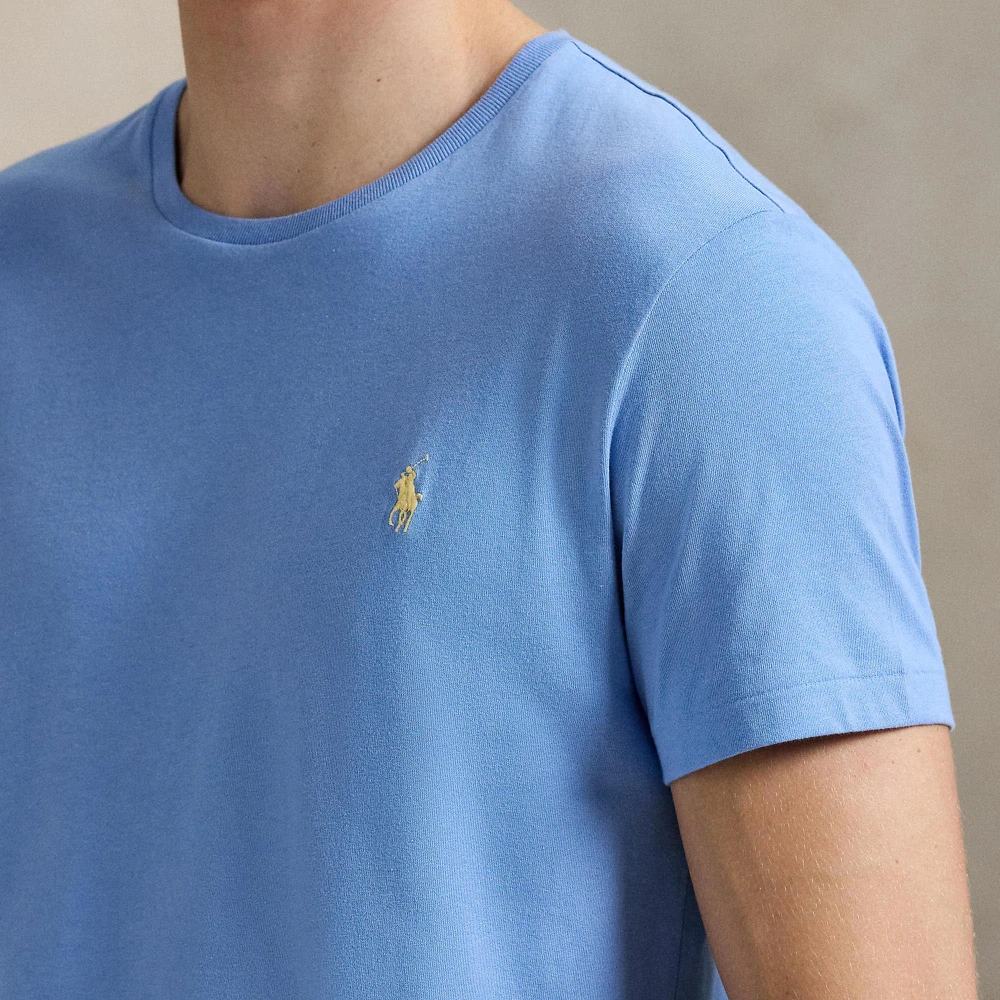 T-shirt Custom Slim Fit από jersey με στρογγυλή λαιμόκοψη Polo Ralph Lauren