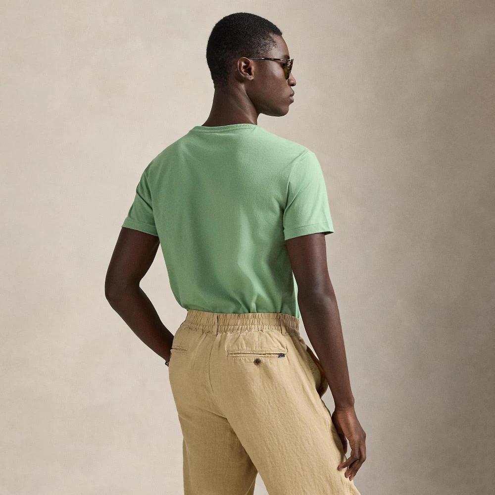 T-shirt Custom Slim Fit από jersey με στρογγυλή λαιμόκοψη Polo Ralph Lauren