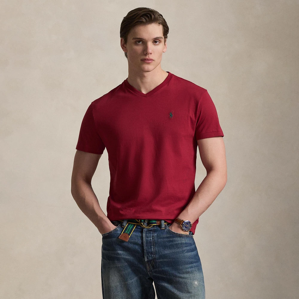 Ανδρική Μπλούζα Jersey Κοντό Μανίκι Χωρίς Τσέπη Polo Ralph Lauren