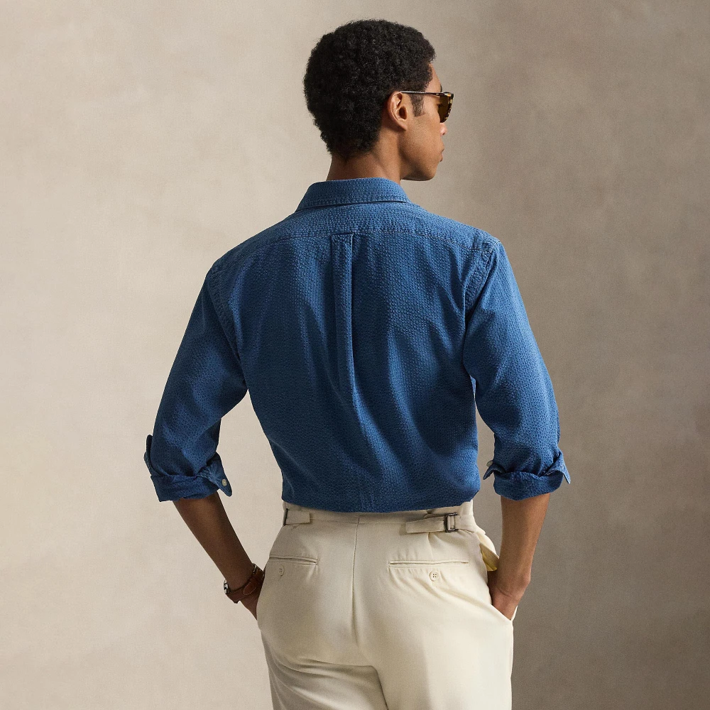 Ανδρικό Πουκάμισο Seersucker 40/1 CUBDPPCS — Polo Ralph Lauren