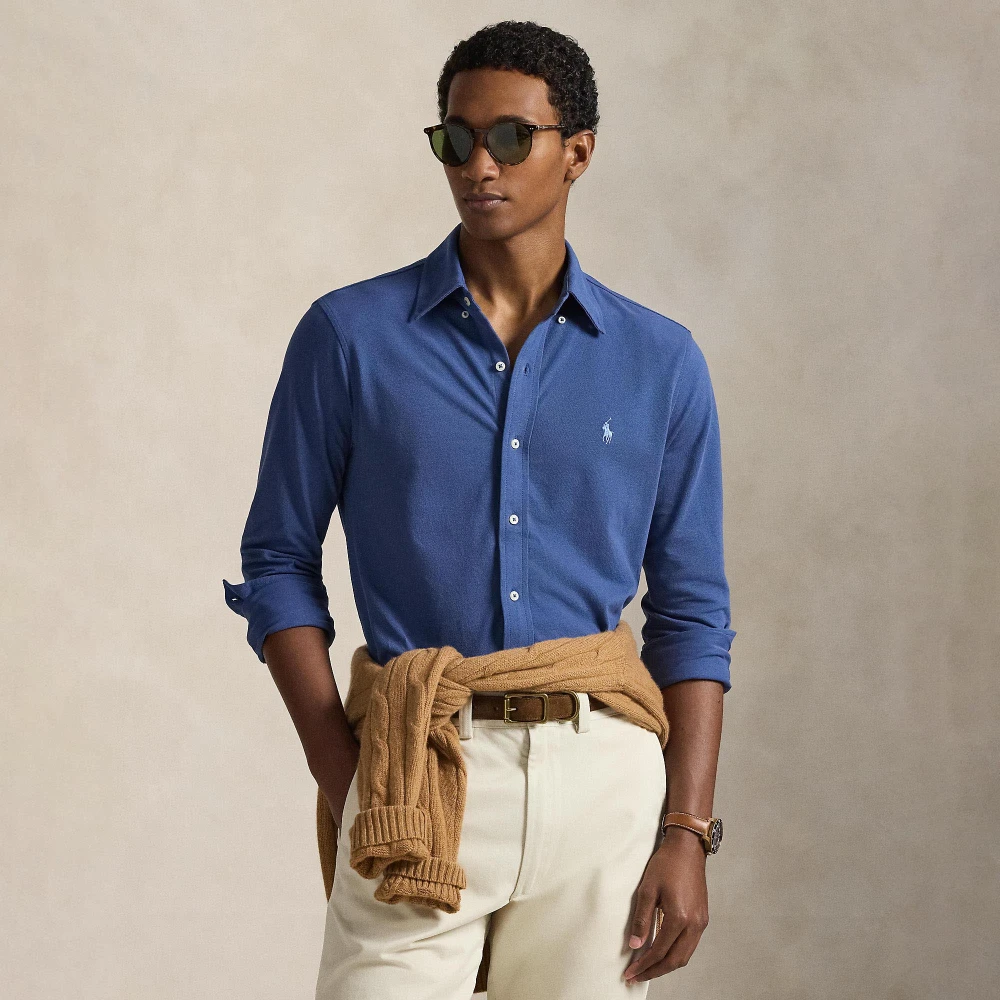 Ανδρικό Featherweight Mesh μακρυμάνικο πλεκτό — Polo Ralph Lauren