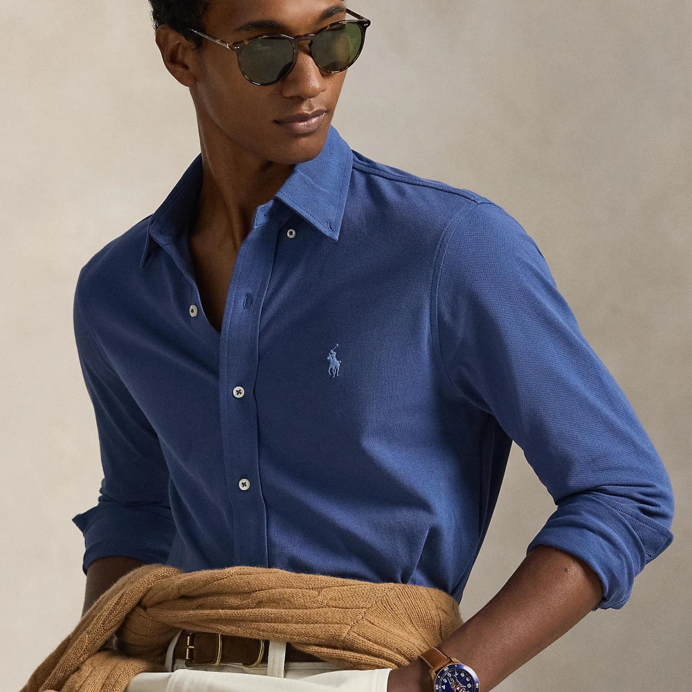 Ανδρικό Featherweight Mesh μακρυμάνικο πλεκτό — Polo Ralph Lauren