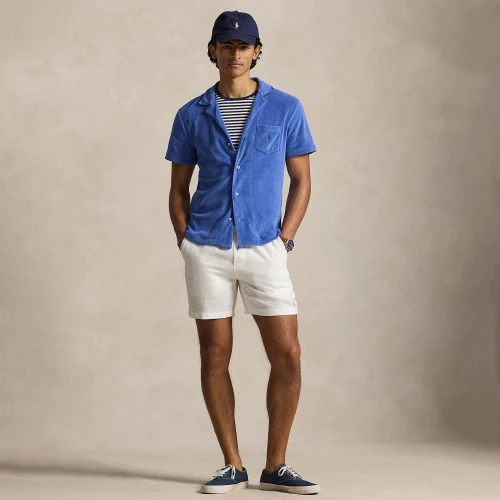 Ανδρικό Ελαφρύ βαμβακερό terry πλεκτό T‑shirt — Polo Ralph Lauren