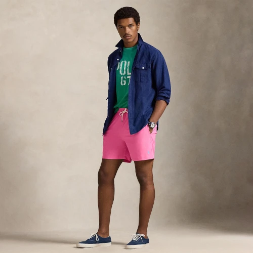 Ανδρικό Traveler Short από ανακυκλωμένο πολυεστέρα — Polo Ralph Lauren