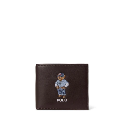 Ανδρικό Δερμάτινο πορτοφόλι Polo Bear Billfold — Polo Ralph Lauren