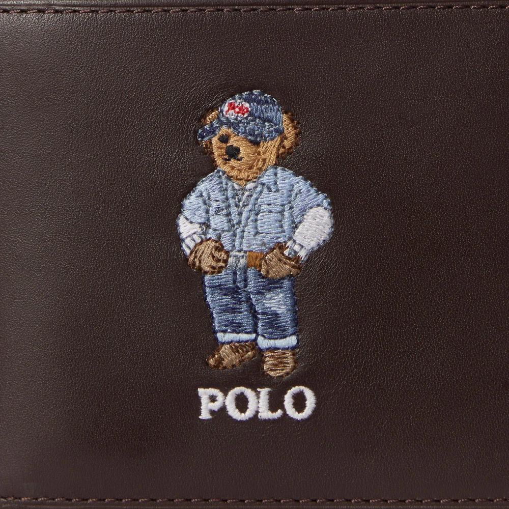 Ανδρικό Δερμάτινο πορτοφόλι Polo Bear Billfold — Polo Ralph Lauren