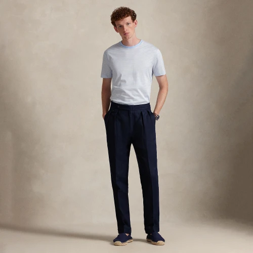 Ανδρικό Standard Fit Ριγέ Lisle T-Shirt — Polo Ralph Lauren