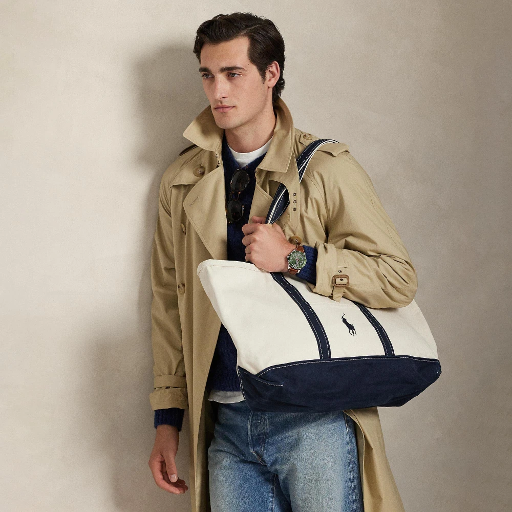 Ανδρικό Big Pony Canvas Tote — Καμβά τσάντα Polo Ralph Lauren