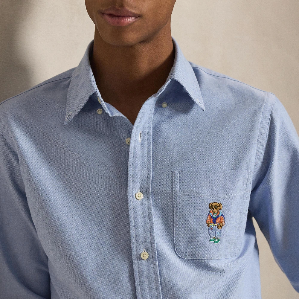 Ανδρικό Πουκάμισο Custom Fit Polo Bear Oxford — Polo Ralph Lauren