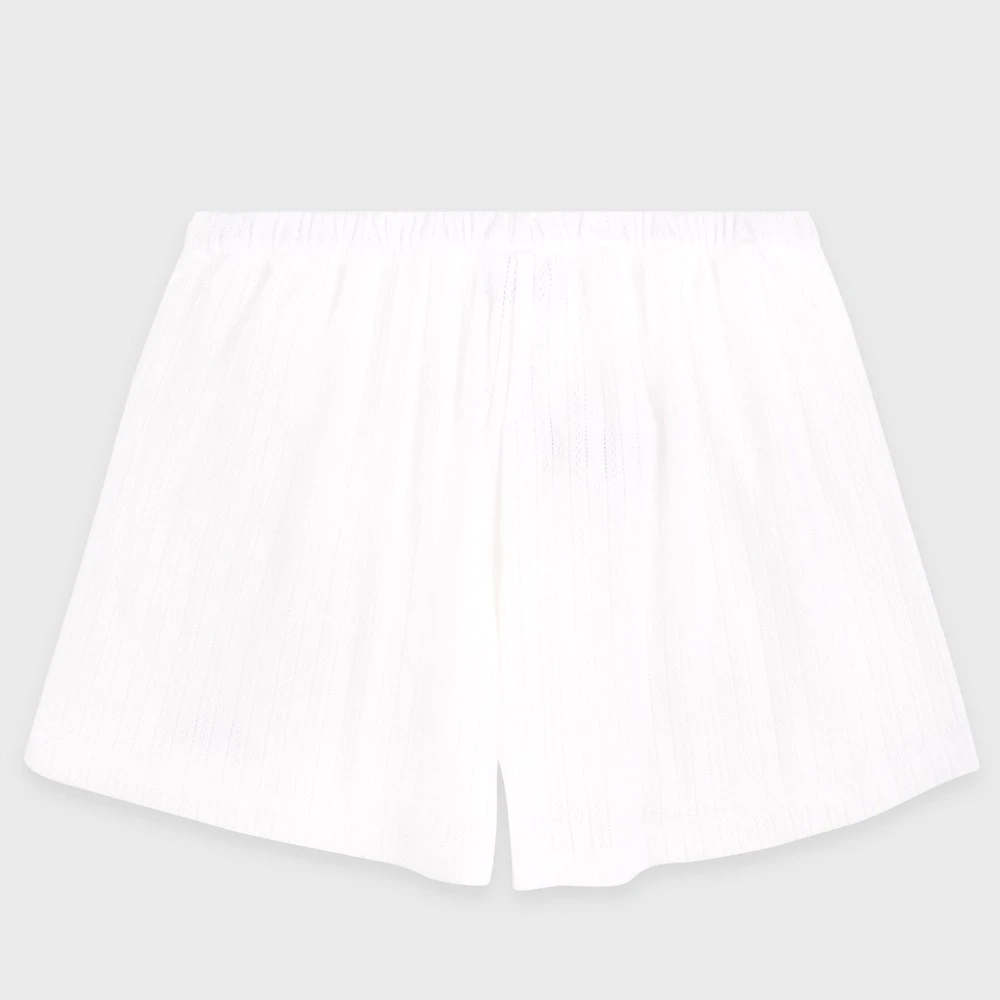Γυναικείο Σορτς Sporty & Rich Signature Logo Pointelle