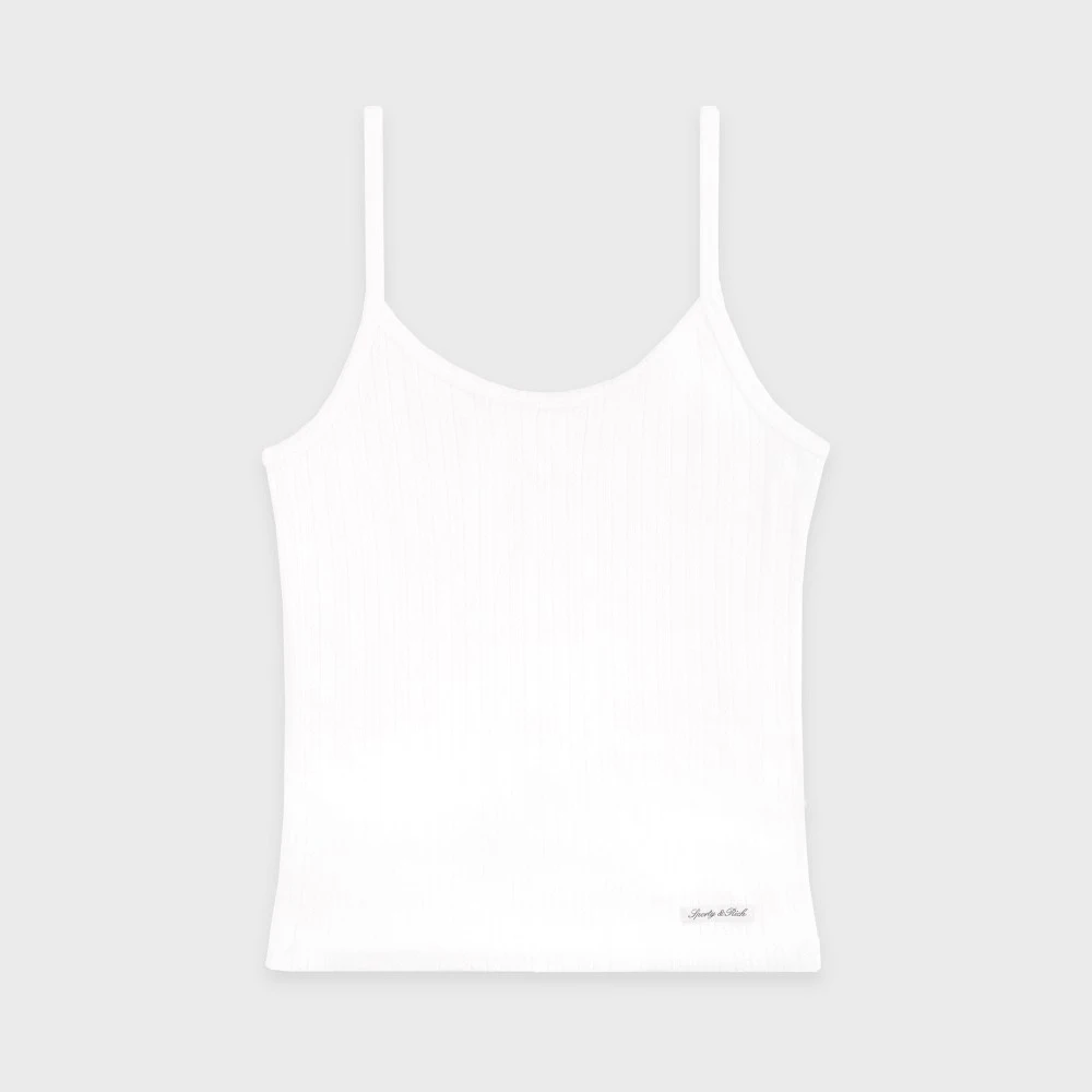 Γυναικείο Αμάνικο Τοπ Sporty & Rich Signature Logo Pointelle
