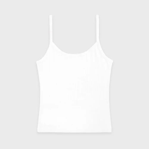 Women's Tank Top Sporty & Rich Signature Logo Pointelle