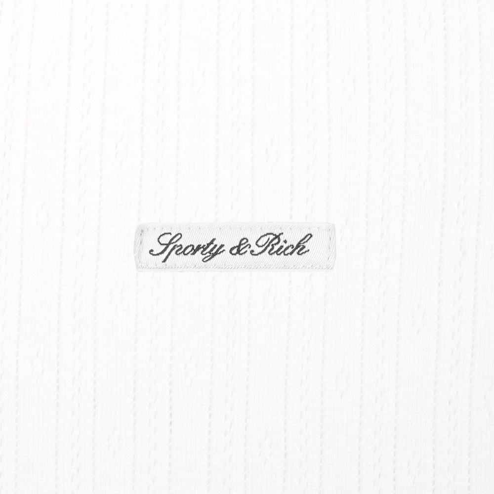 Γυναικείο Αμάνικο Τοπ Sporty & Rich Signature Logo Pointelle