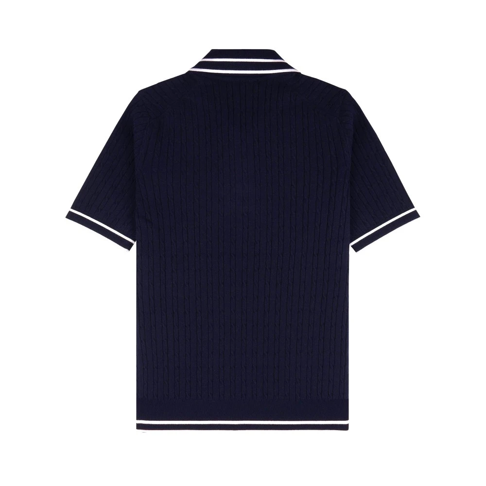 Γυναικεία Πλεκτή Μπλούζα Polo με Σχέδιο Cable Knit Sporty & Rich