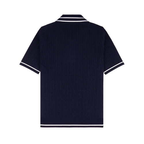 Γυναικεία Πλεκτή Μπλούζα Polo με Σχέδιο Cable Knit Sporty & Rich
