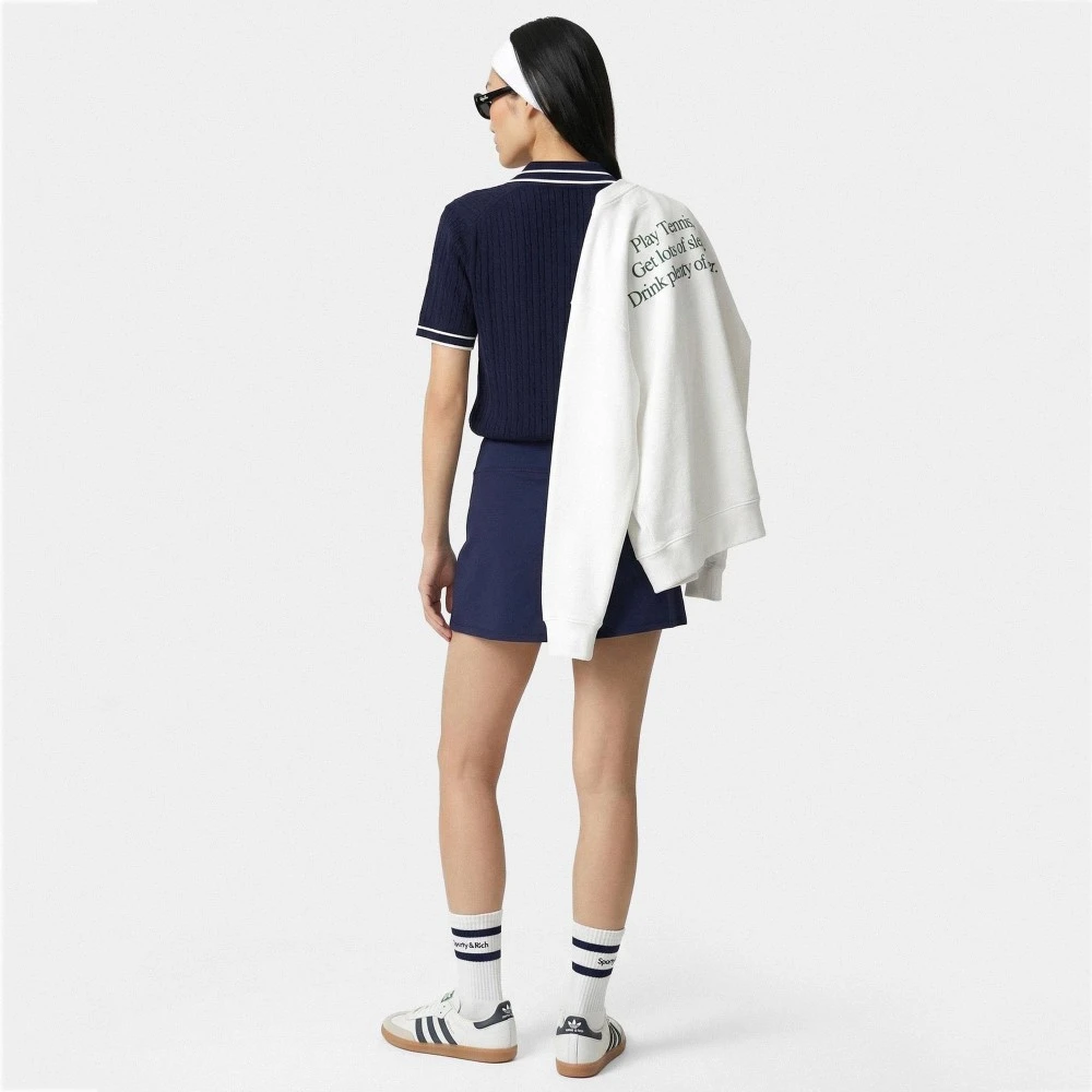 Γυναικεία Πλεκτή Μπλούζα Polo με Σχέδιο Cable Knit Sporty & Rich