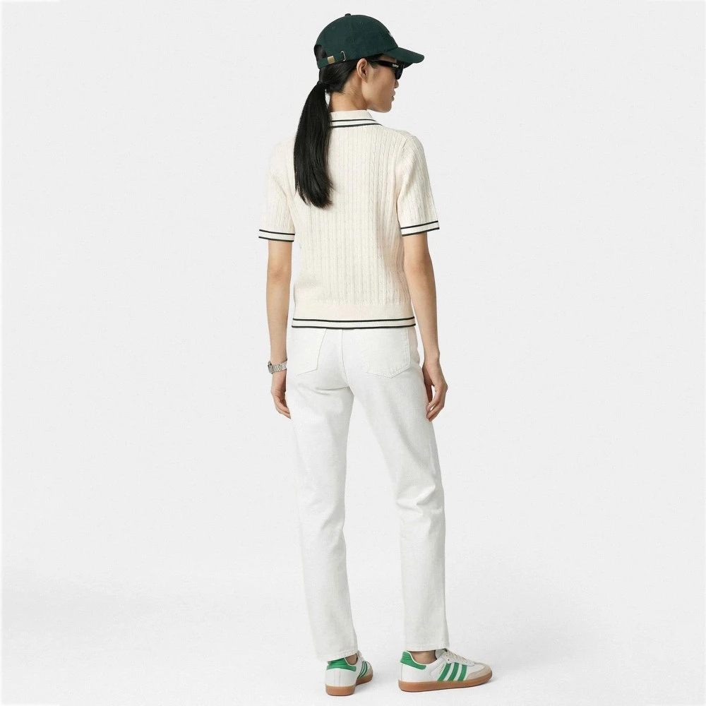 Γυναικεία Πλεκτή Μπλούζα Polo με Σχέδιο Cable Knit Sporty & Rich