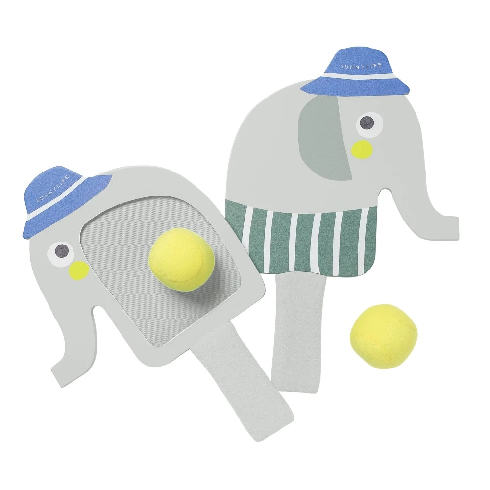 Παιδικές Ρακέτες Velcro Παραλίας - Eli the Elephant SUNNYLIFE