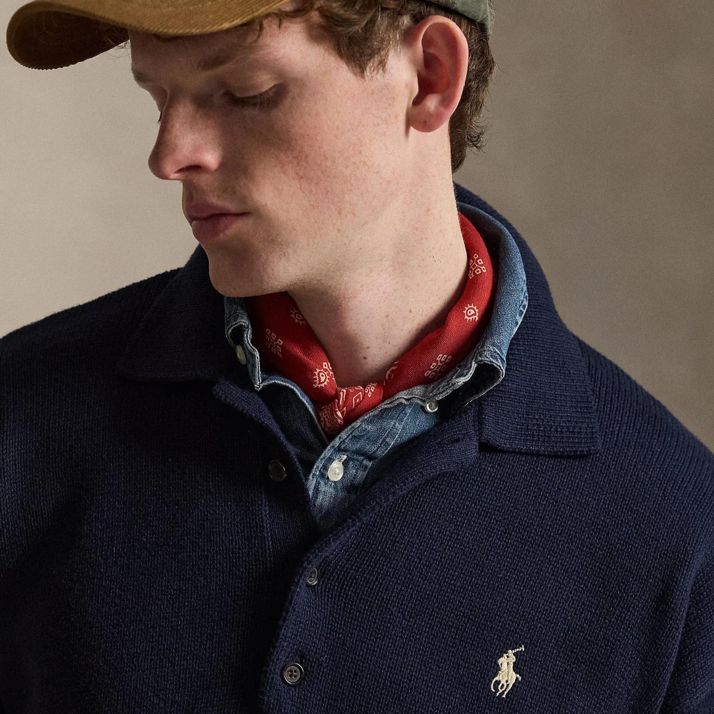 Ανδρική Πλεκτή Polo Μπλούζα Polo Ralph Lauren