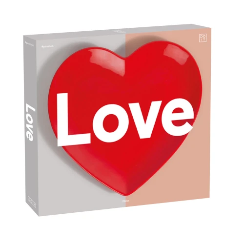 Μεγάλο Κόκκινο Πιάτο DOIY Love Collection