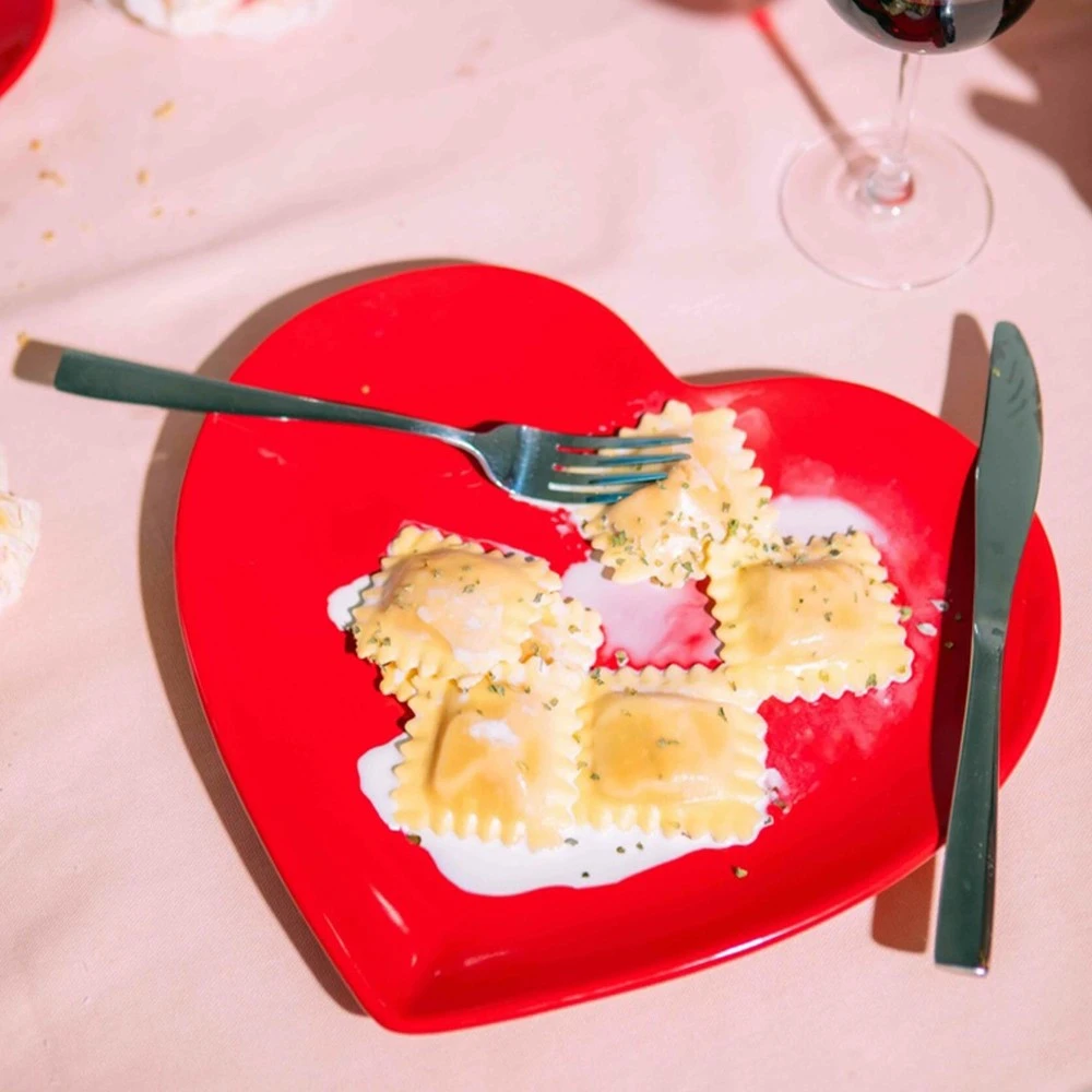 Μεγάλο Κόκκινο Πιάτο DOIY Love Collection
