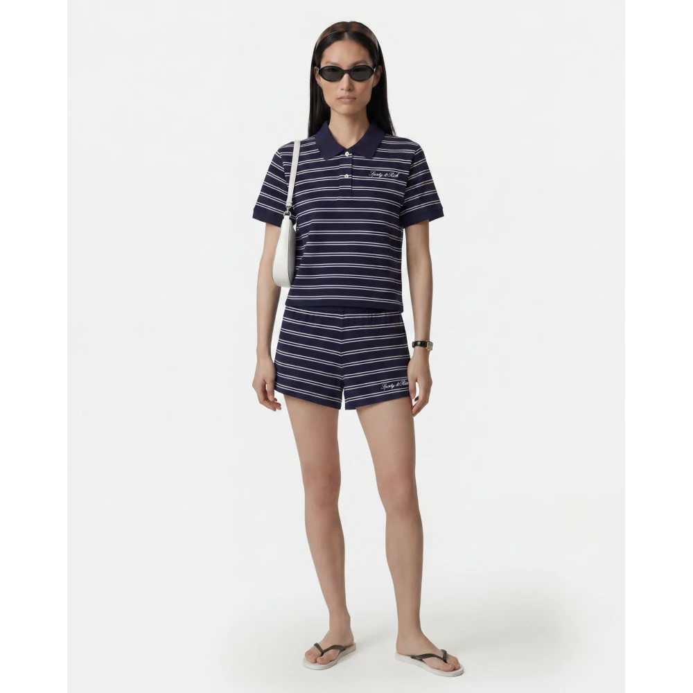 Unisex Polo Sporty & Rich με Ρίγες